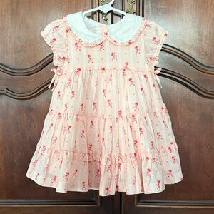 JANIE AND JACK Pink Floral Dress NWT